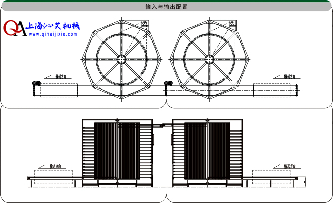 雙螺旋冷卻塔示意圖 雙螺旋冷卻塔示意圖